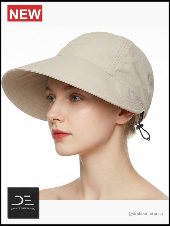Wide Brim Sun Hat UV Protection Packable Adjustable Baseball Cap Hiking Fishing main image 6
